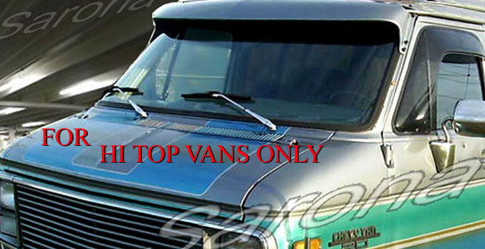 Custom Chevy G10/G20/G30 Van  All Styles Sun Visor (1971 - 1995) - $390.00 (Part #CH-007-SV)